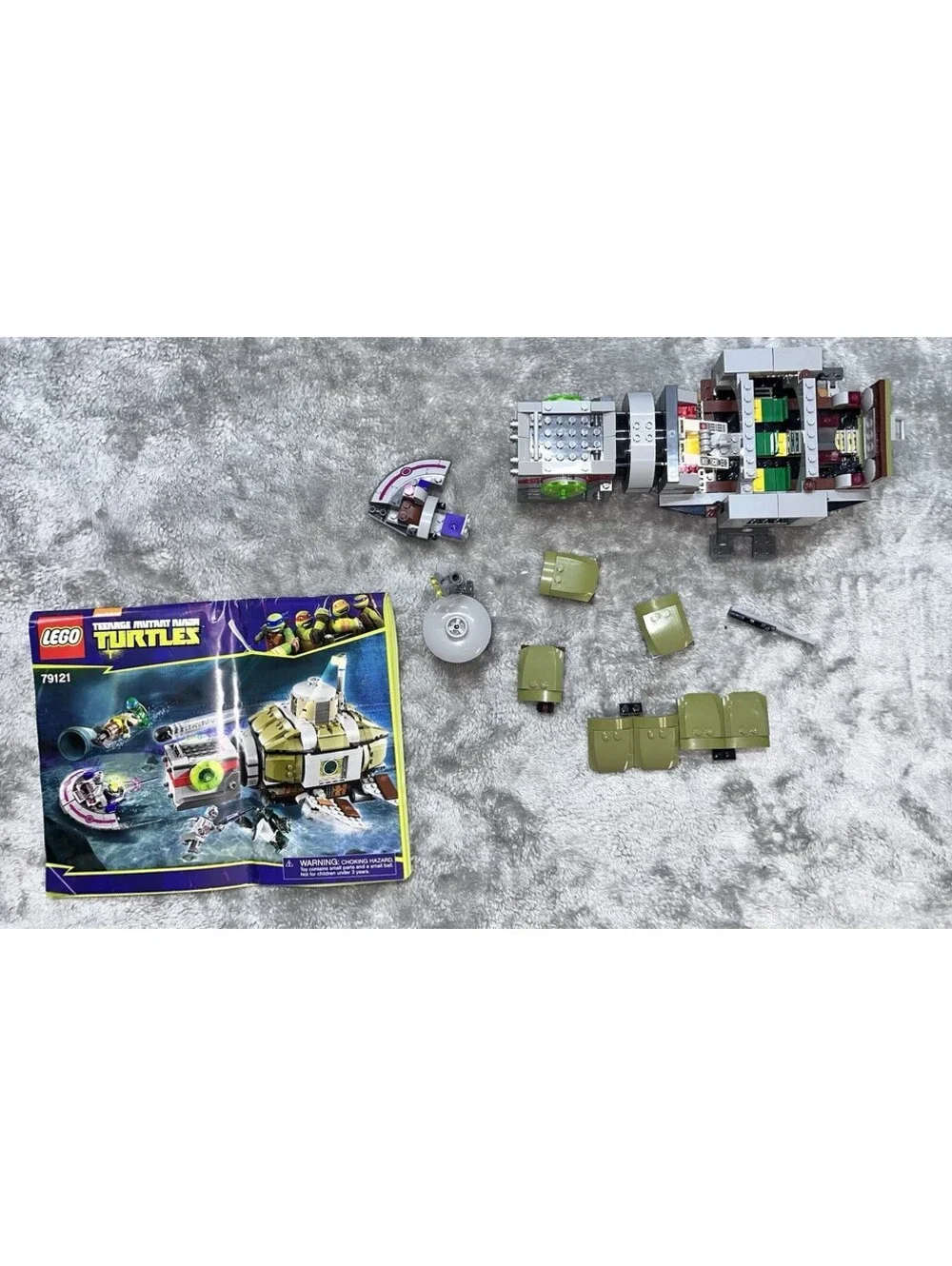 LEGO Teenage Mutant Ninja Turtles: Turtle Sub Undersea Chase (79121) Incomplete